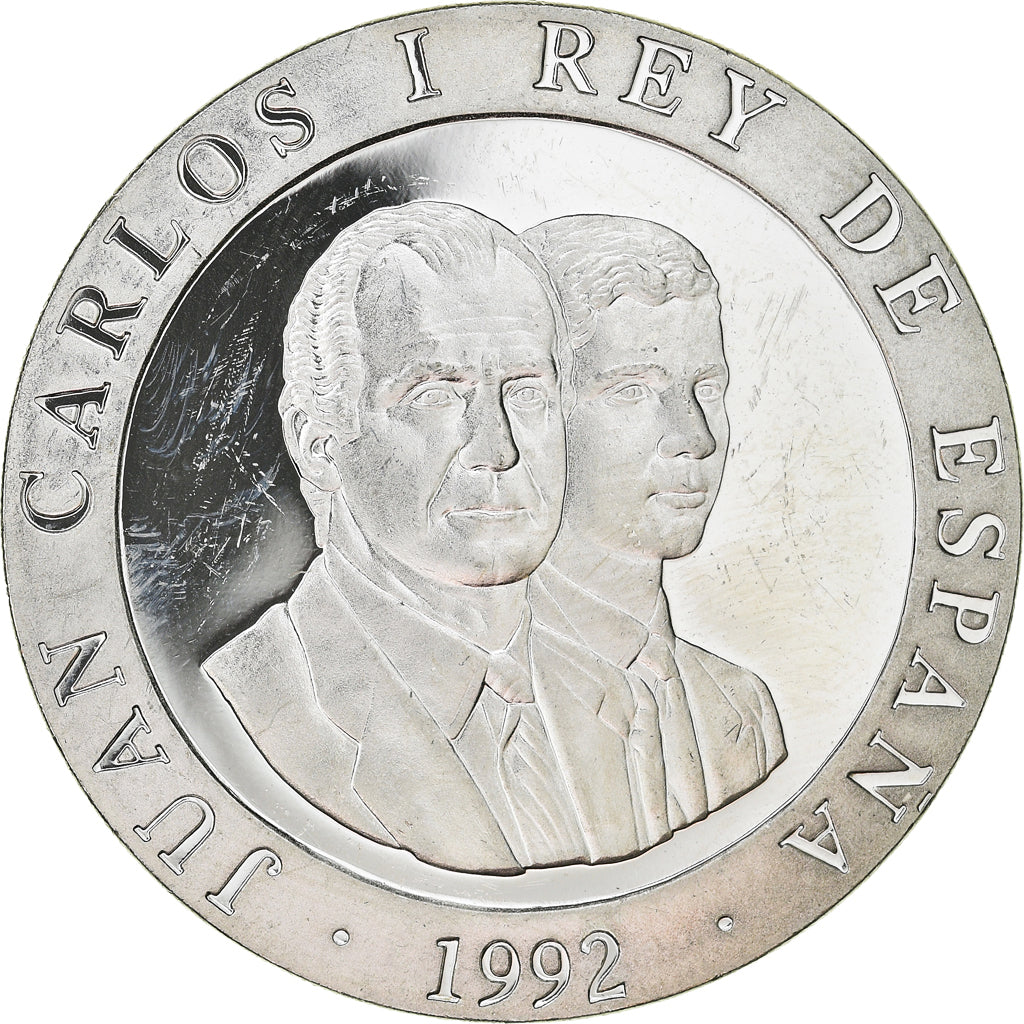 Coin, Spain, Juan Carlos I, Barcelona Olympics, 2000 Pesetas, 1992, Madrid