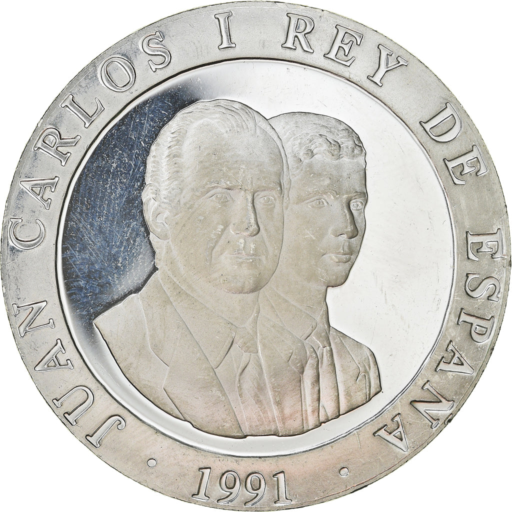 Moneta, Spagna, Juan Carlos I, Barcelona Olympics, 2000 Pesetas, 1991, Madrid