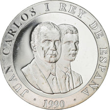 Coin, Spain, Juan Carlos I, 2000 Pesetas, 1990, Madrid, MS(65-70), Silver