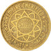 Morocco, Mohammed V, 50 Francs, 1951, Paris, EF(40-45), Aluminum-Bronze, KM:51