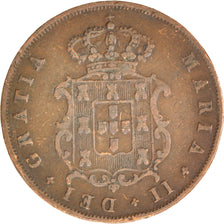 Portugal, Maria II, 5 Reis, 1848, VF(30-35), Copper, KM:480