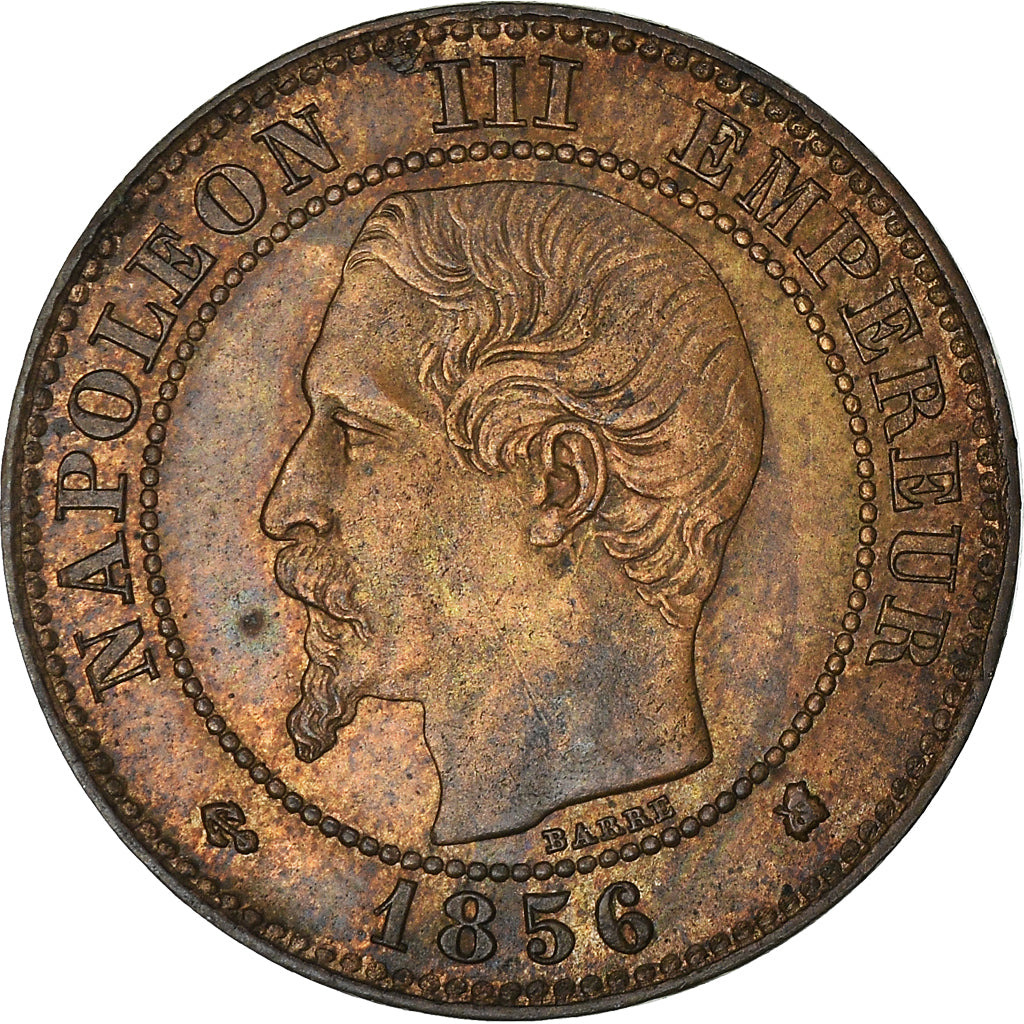 Munten, Frankrijk, Napoleon III, Napoléon III, 2 Centimes, 1856, Bordeaux, UNC