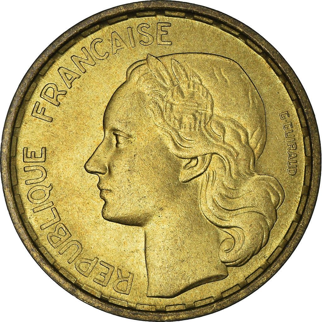 Münze, Frankreich, Guiraud, 10 Francs, 1951, Beaumont - Le Roger, SS