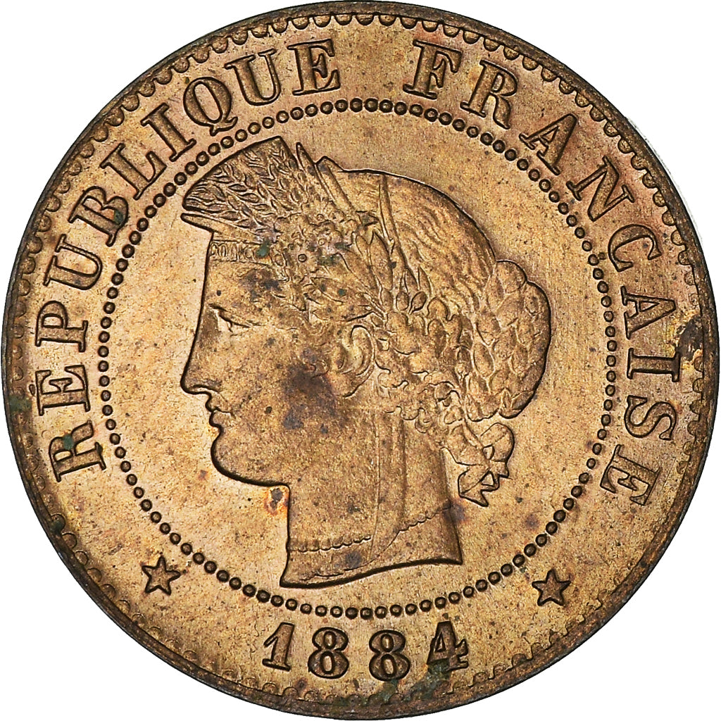 Münze, Frankreich, Cérès, Centime, 1884, Paris, STGL, Bronze, KM:826.1