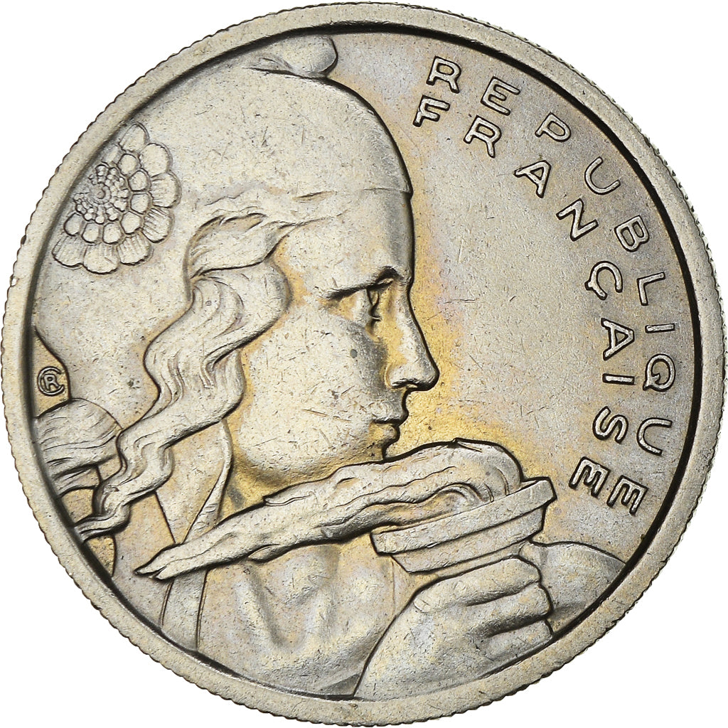 Moneda, Francia, Cochet, 100 Francs, 1956, EBC+, Cobre - níquel, KM:919.1