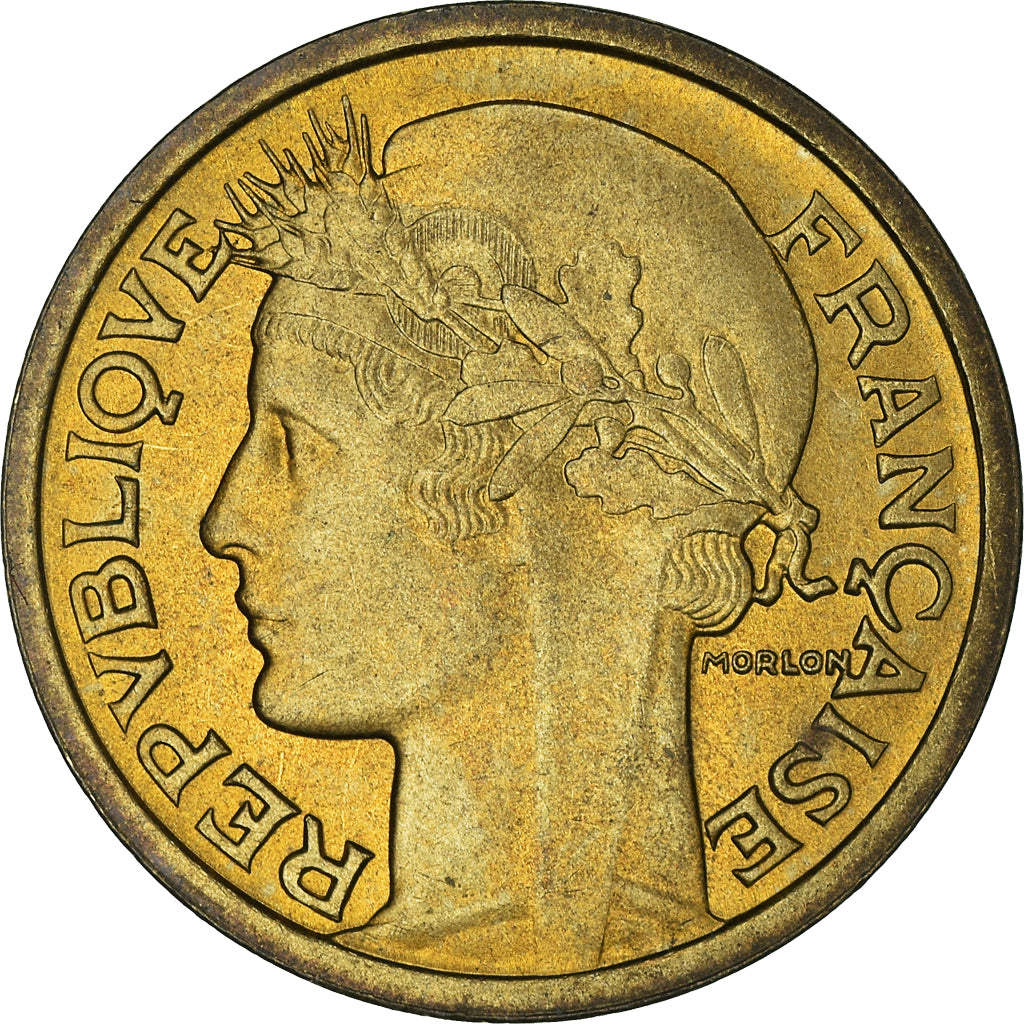 Francia, Morlon, Franc, 1939, Paris, BB, Alluminio-bronzo, KM:885
