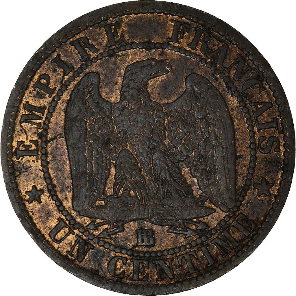 Münze, Frankreich, Napoleon III, Napoléon III, Centime, 1853, Strasbourg, VZ+