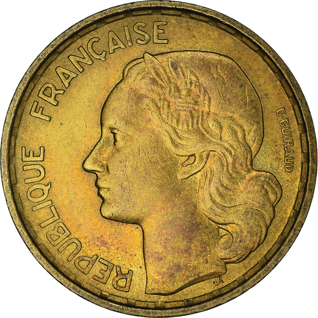 Coin, France, Guiraud, 10 Francs, 1953, Beaumont - Le Roger, VF(20-25)