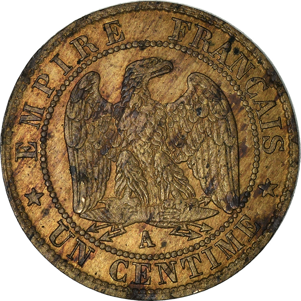 Münze, Frankreich, Napoleon III, Napoléon III, Centime, 1853, Paris, VZ+