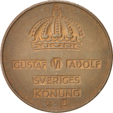 Münze, Schweden, Gustaf VI, 5 Öre, 1966, SS, Bronze, KM:822