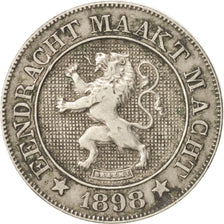 Belgium, Leopold II, 10 Centimes, 1898, EF(40-45), Copper-nickel, KM:43