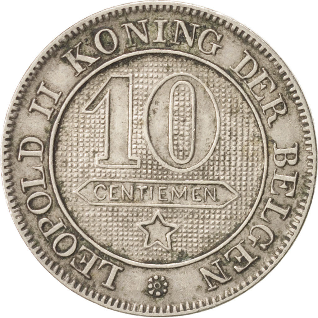 Belgium, Leopold II, 10 Centimes, 1898, EF(40-45), Copper-nickel, KM:43
