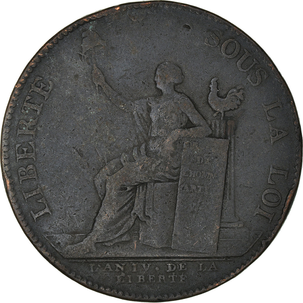 Münze, Frankreich, Monneron à la Liberté, 2 Sols, 1792, Birmingham, S