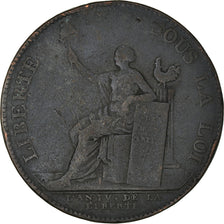 Münze, Frankreich, Monneron à la Liberté, 2 Sols, 1792, Birmingham, S