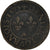 Moeda, França, Henri III, Denier Tournois, 1579, Paris, VF(30-35), Cobre