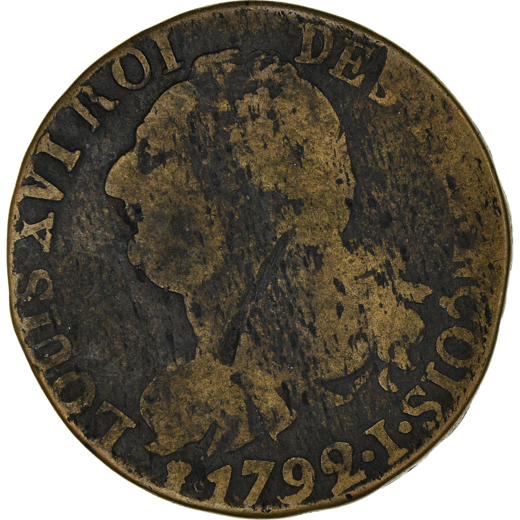 Coin, France, 6 deniers françois, 6 Deniers, 1792, Limoges, VF(20-25), Bronze