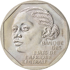 Chad, 500 Francs, 1985 ESSAI, Paris, MS(63), Copper-nickel, KM:E6