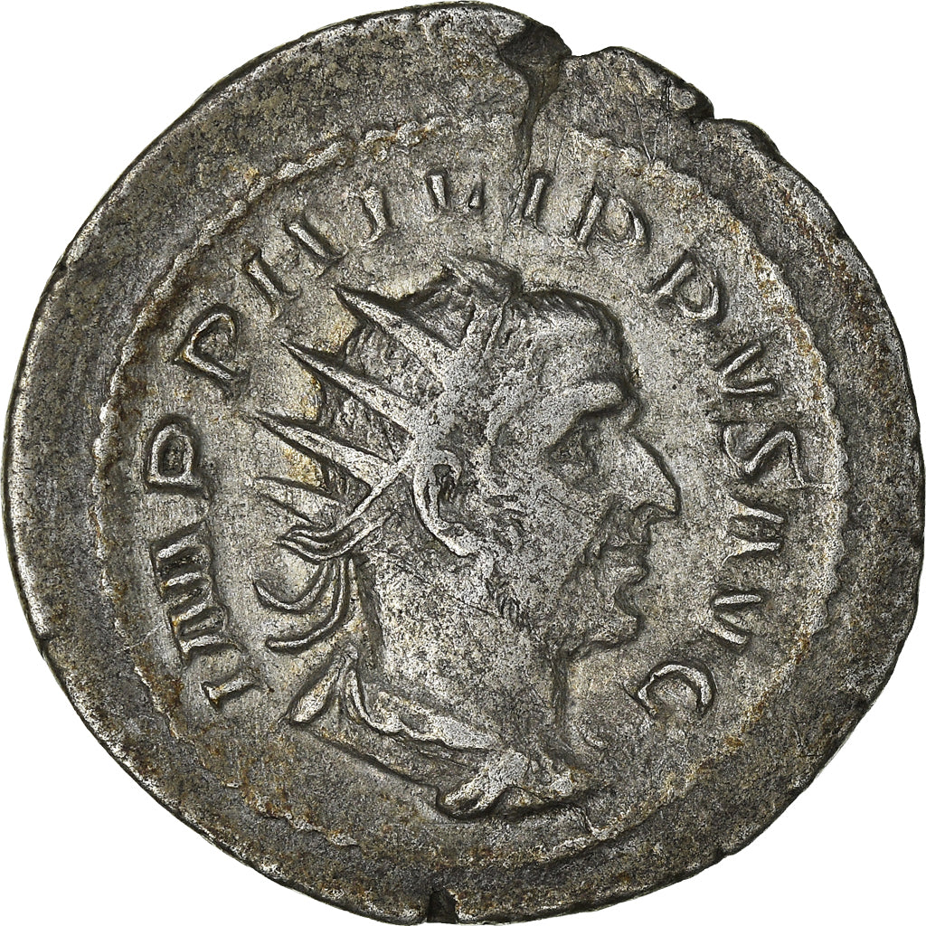 Coin, Philip I, Antoninianus, 249, Roma, AU(55-58), Billon, RIC:24c