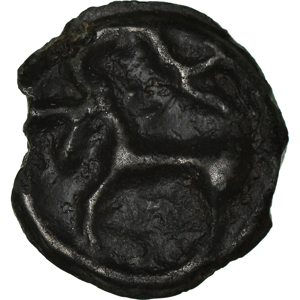 Coin, Senones, Potin, AU(50-53), Potin, Delestrée:150