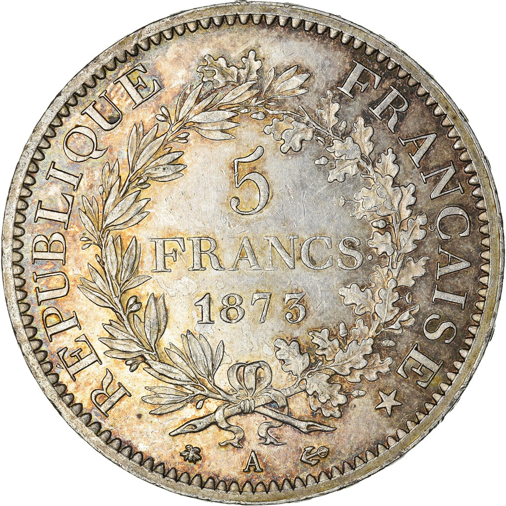 Monnaie, France, Hercule, 5 Francs, 1873, Paris, SUP+, Argent, Gadoury:745a