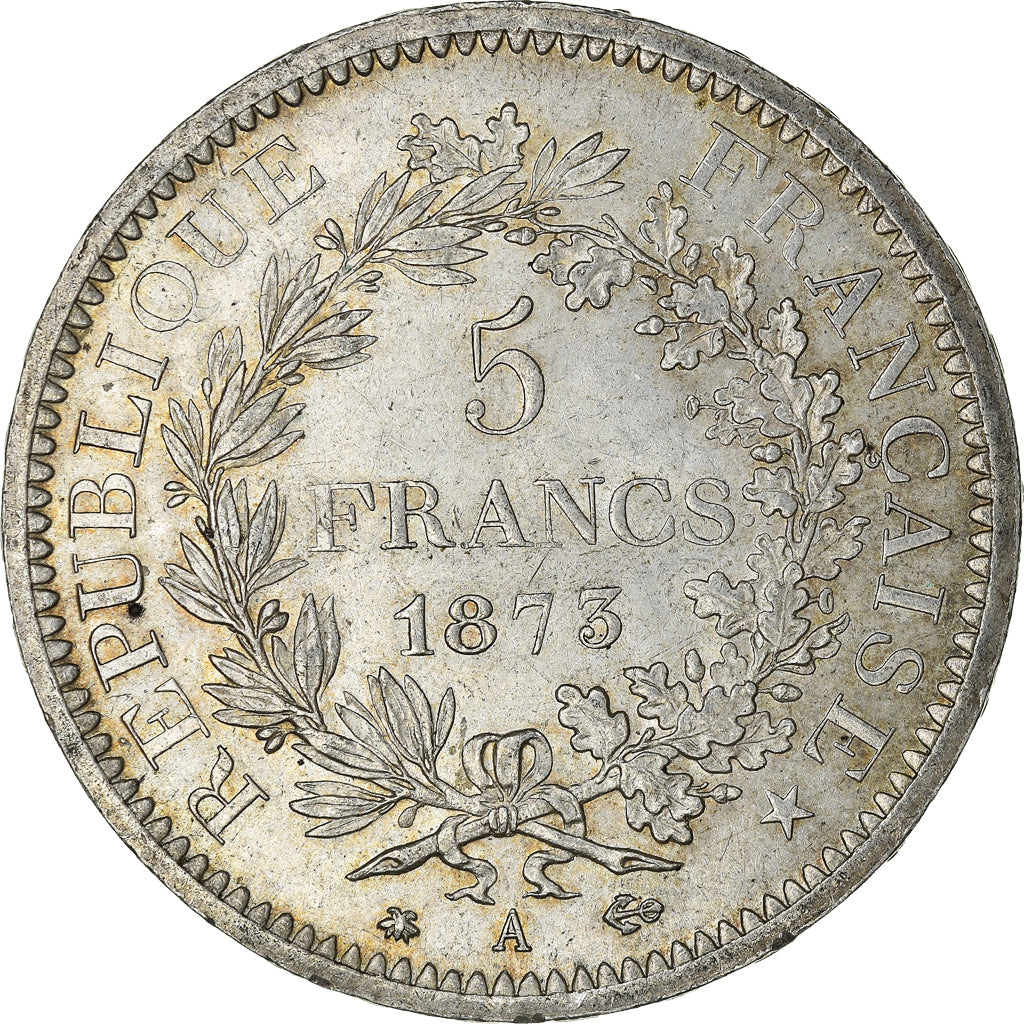 Monnaie, France, Hercule, 5 Francs, 1873, Paris, SPL, Argent, Gadoury:745a