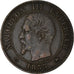 Moneda, Francia, Napoleon III, 2 Centimes, 1855, Lyon, BC