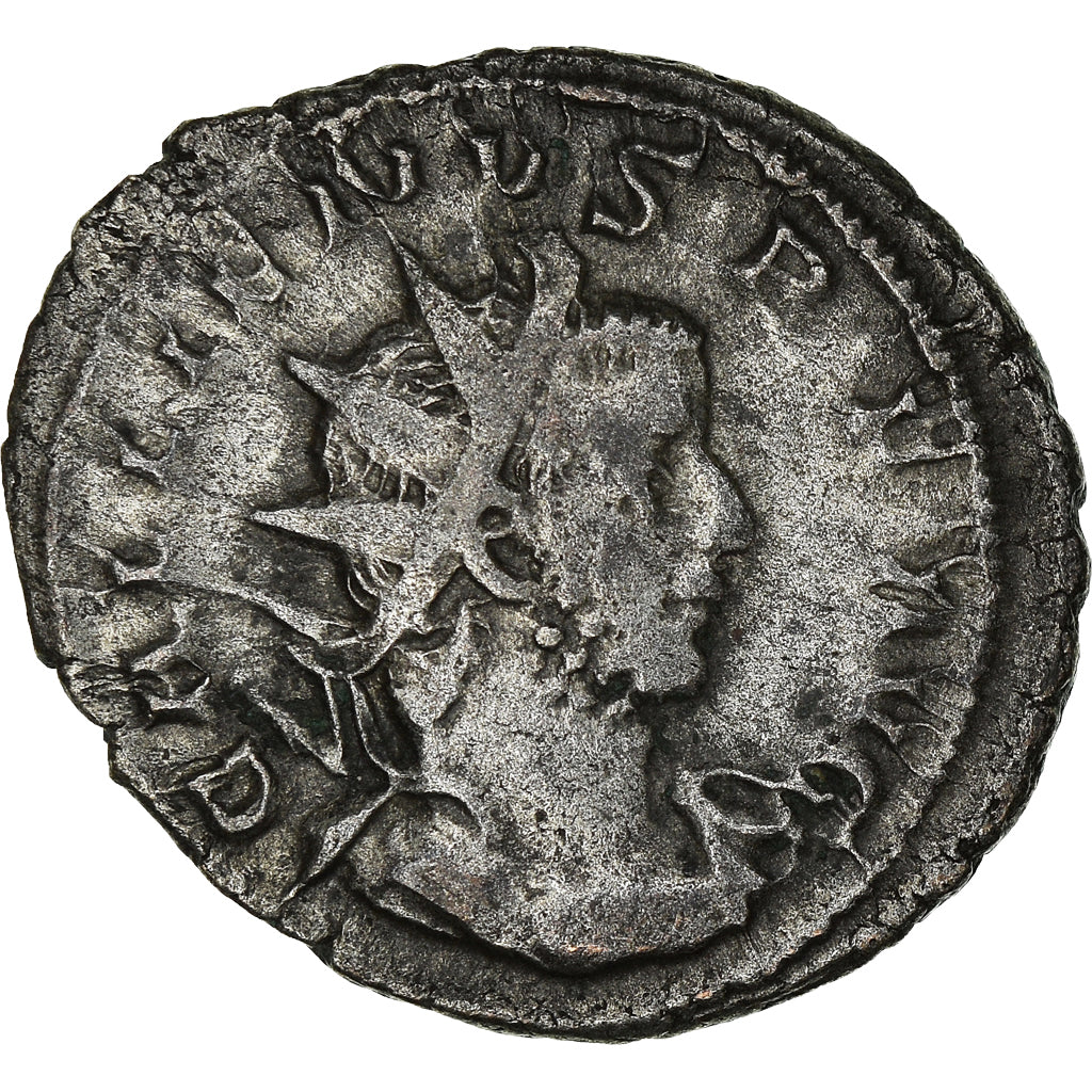 Moneda, Gallienus, Antoninianus, 260-269, Trier, MBC+, Vellón, Cohen:1062