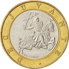 Coin, Monaco, Rainier III, 10 Francs, 1992, Paris, AU(50-53), Bi-Metallic