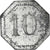 Moneta, Francja, Unions Commerciales Oyonnax Bellegarde, Oyonnax, 10 Centimes