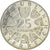 Munten, Oostenrijk, 25 Schilling, 1964, PR+, Zilver, KM:2895.1