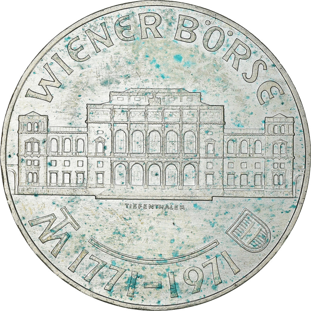 Moneta, Austria, 25 Schilling, 1971, AU(55-58), Srebro, KM:2910