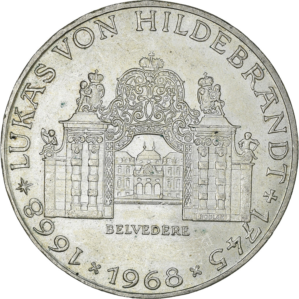 Coin, Austria, 25 Schilling, 1968, AU(55-58), Silver, KM:2903