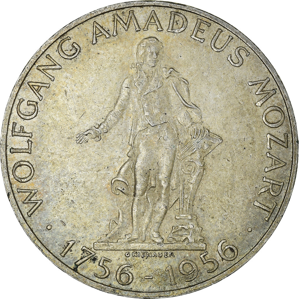 Münze, Österreich, 25 Schilling, 1956, VZ, Silber, KM:2881