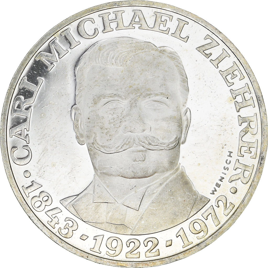 Moneta, Austria, 25 Schilling, 1972, Proof, MS(63), Srebro, KM:2912