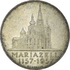 Coin, Austria, 25 Schilling, 1957, AU(50-53), Silver, KM:2883