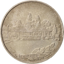 KOREA-NORTH, Won, 1987, AU(55-58), Copper-nickel, KM:13