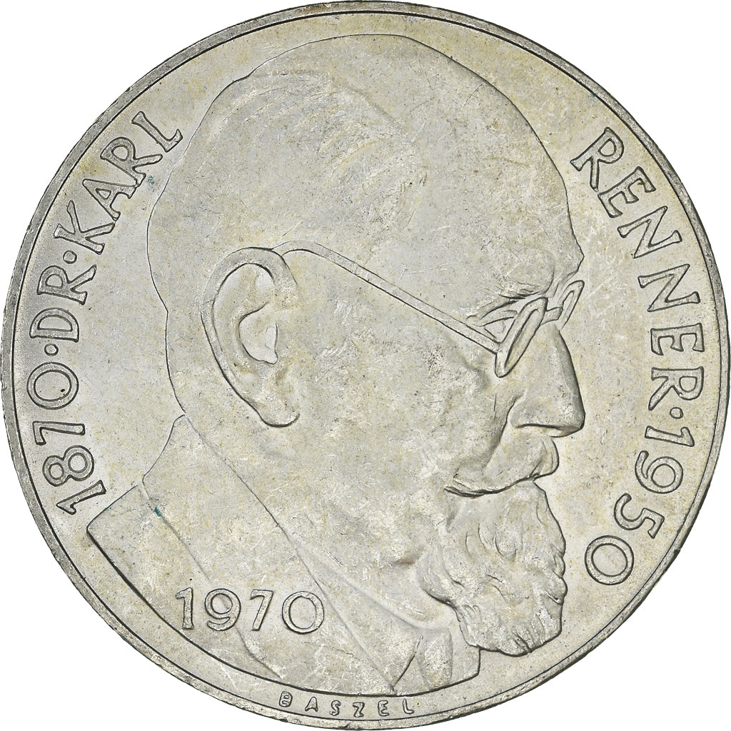 Münze, Österreich, 50 Schilling, 1970, UNZ, Silber, KM:2909