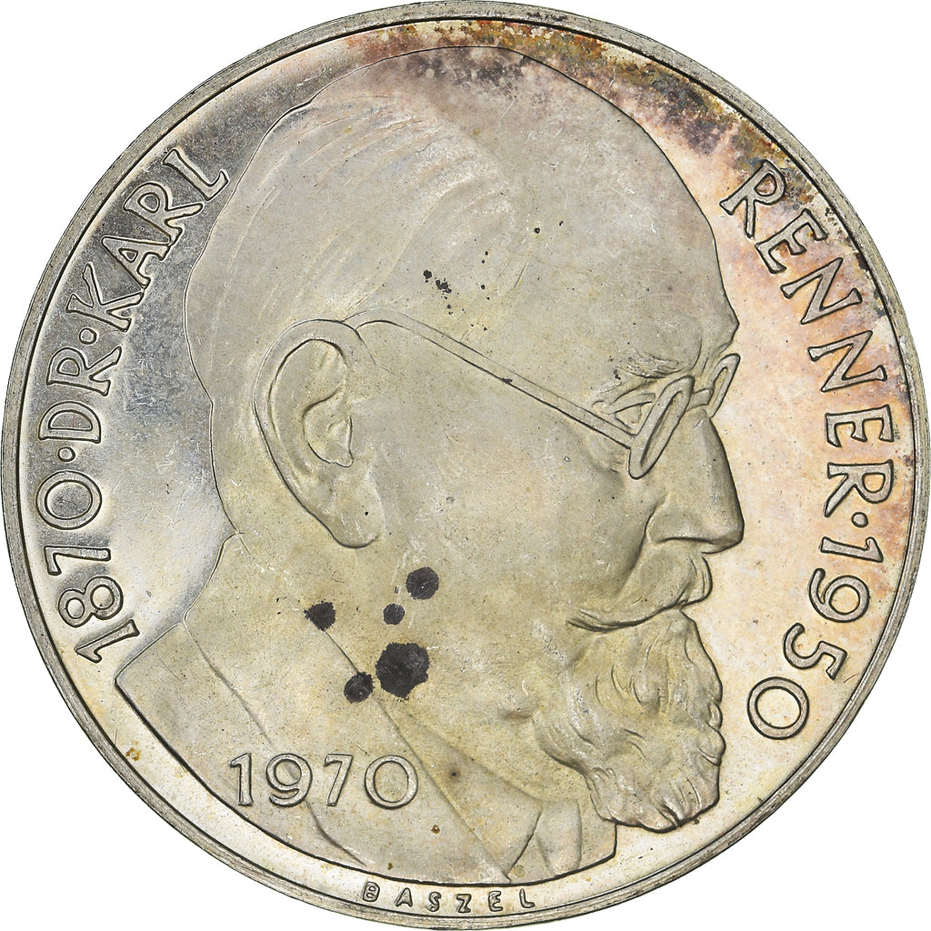 Monnaie, Autriche, 50 Schilling, 1970, Proof, SPL, Argent, KM:2909