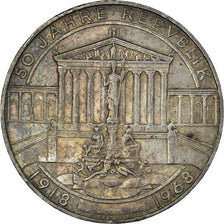 Coin, Austria, 50 Schilling, 1968, AU(55-58), Silver, KM:2904.1