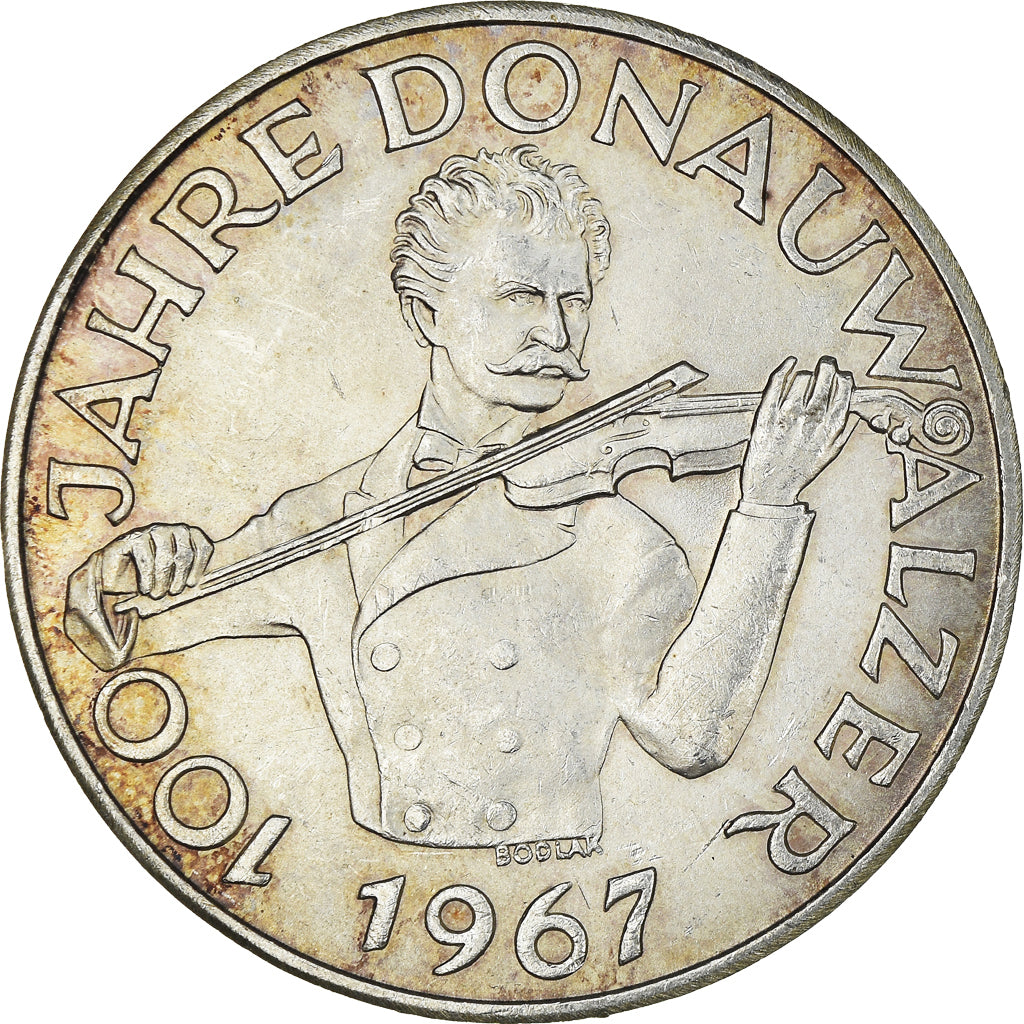 Moneta, Austria, 50 Schilling, 1967, MS(63), Srebro, KM:2902