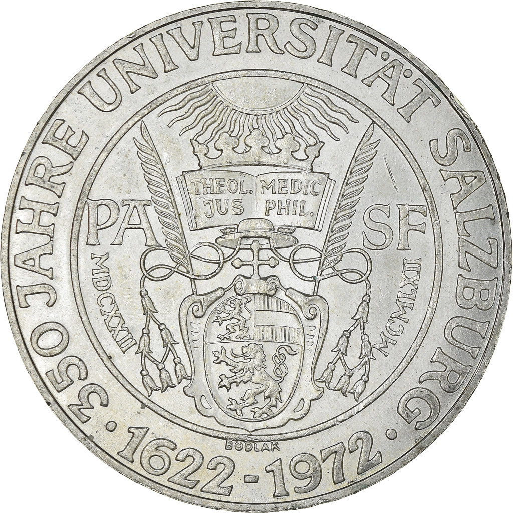 Moneta, Austria, 50 Schilling, 1972, MS(63), Srebro, KM:2913