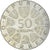 Moneta, Austria, 50 Schilling, 1972, MS(63), Srebro, KM:2913