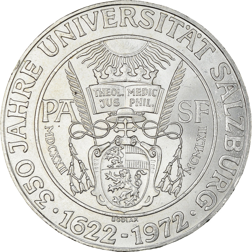 Moneta, Austria, 50 Schilling, 1972, MS(63), Srebro, KM:2913