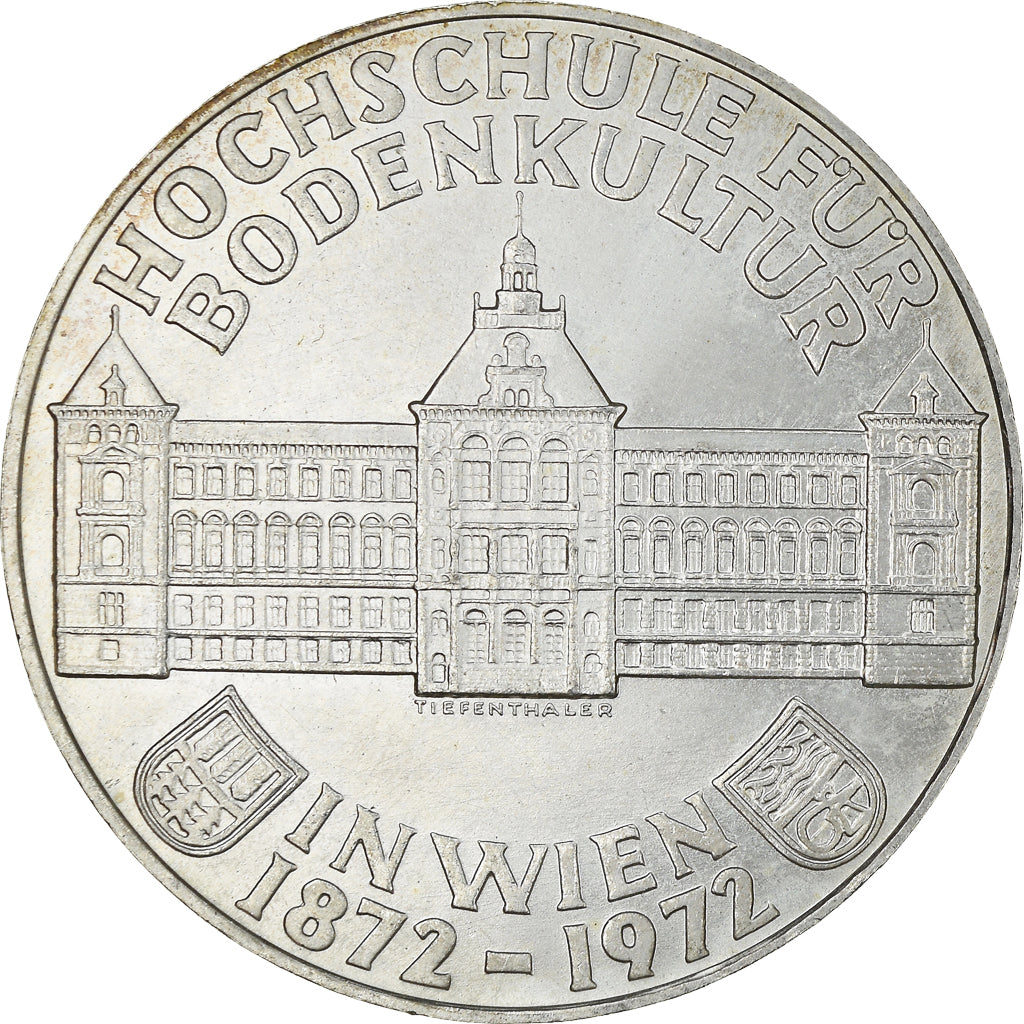 Moneta, Austria, 50 Schilling, 1972, MS(64), Srebro, KM:2914