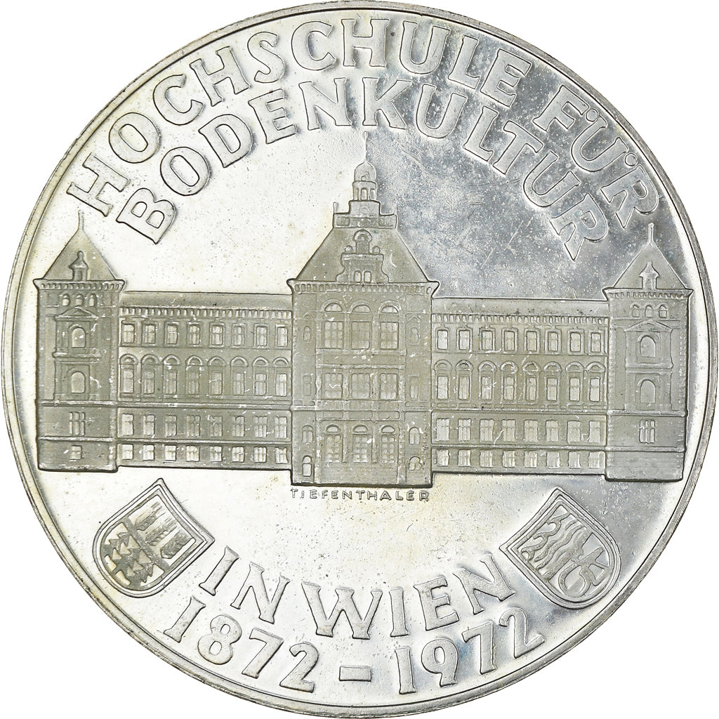 Moneta, Austria, 50 Schilling, 1972, Proof, MS(64), Srebro, KM:2914