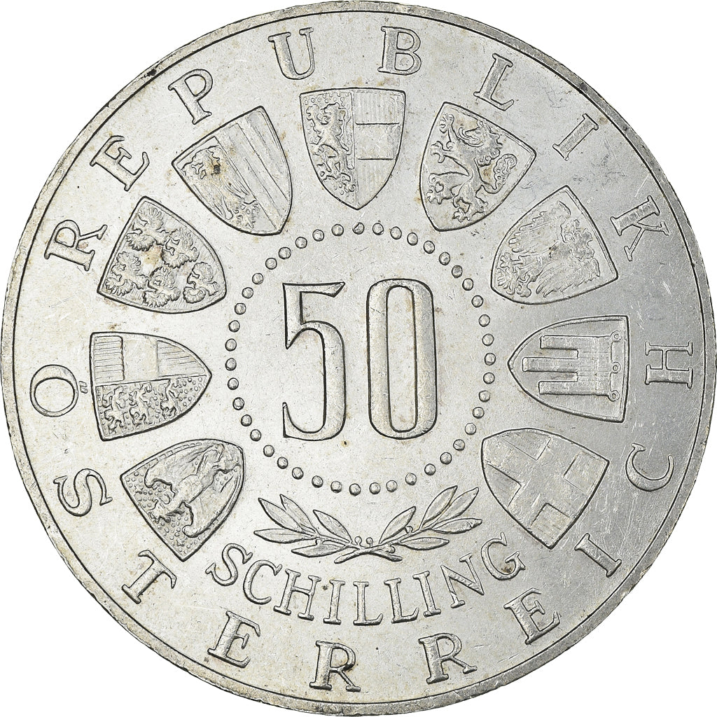 Moneta, Austria, 50 Schilling, 1964, SPL, Argento, KM:2896