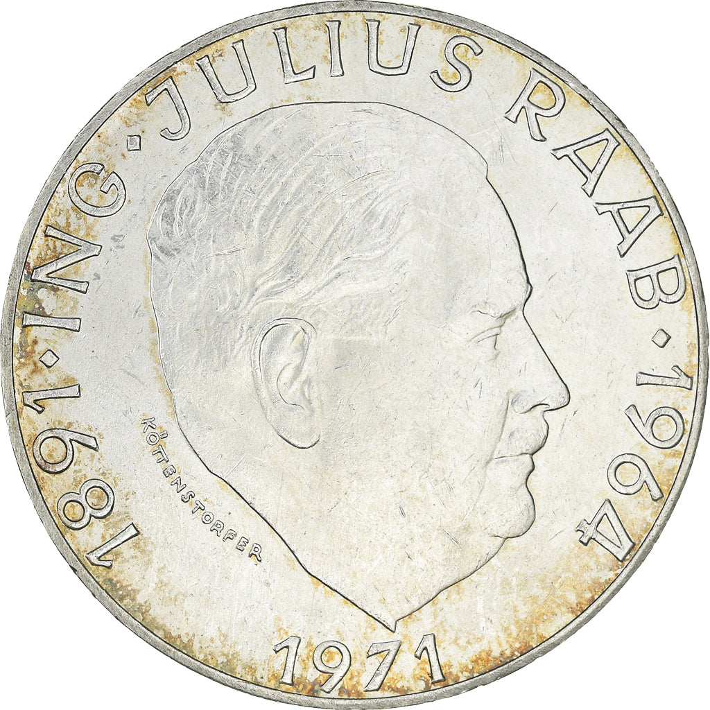 Moneta, Austria, 50 Schilling, 1971, MS(60-62), Srebro, KM:2911