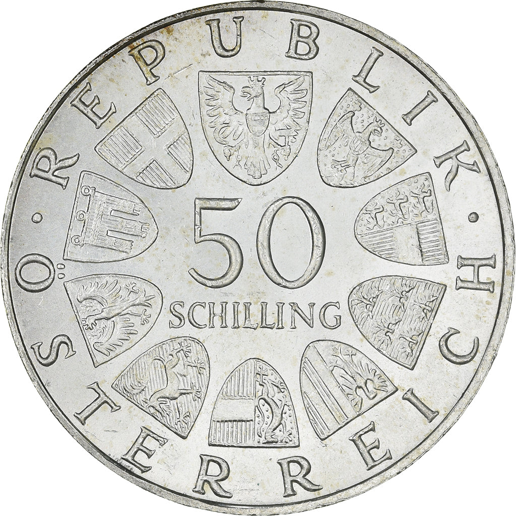 Moneta, Austria, 50 Schilling, 1971, SPL+, Argento, KM:2911