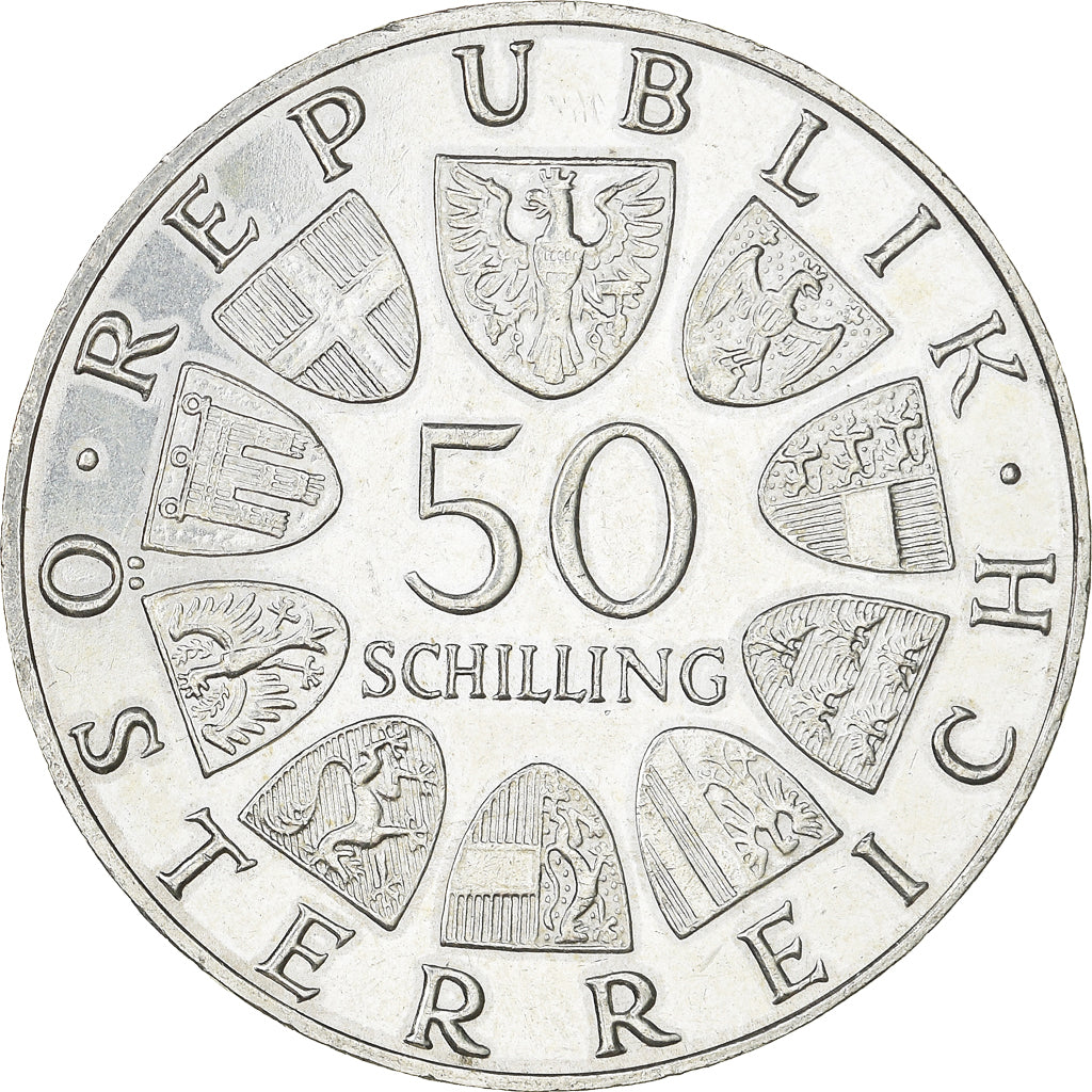 Austria, 50 Schilling, 1969, MS(60-62), Silver, KM:2906