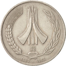 Coin, Algeria, Dinar, 1987, EF(40-45), Copper-nickel, KM:117